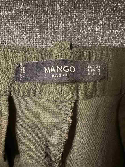 Photo of free Dark green straight trousers by Mango (Cutteslowe OX2) #4