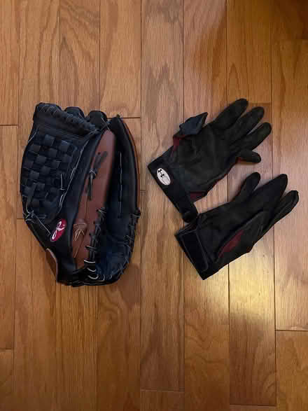 Photo of free Rawlings baseball mitt / UA gloves (East Harlem, above 125th St) #2