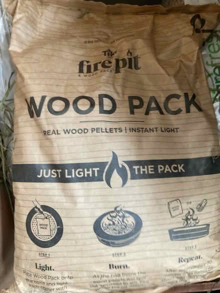 Photo of free Wood pellets for fire pit (Davis Sq, Somerville) #1