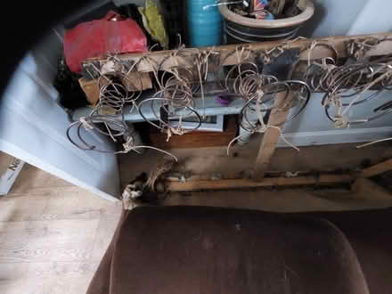 Photo of free 1940s sofa frame for someone wanting to restore/reupholster. (Bloomfield) #1