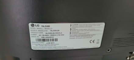 Photo of free LG 19" Television (Fareham PO15) #2