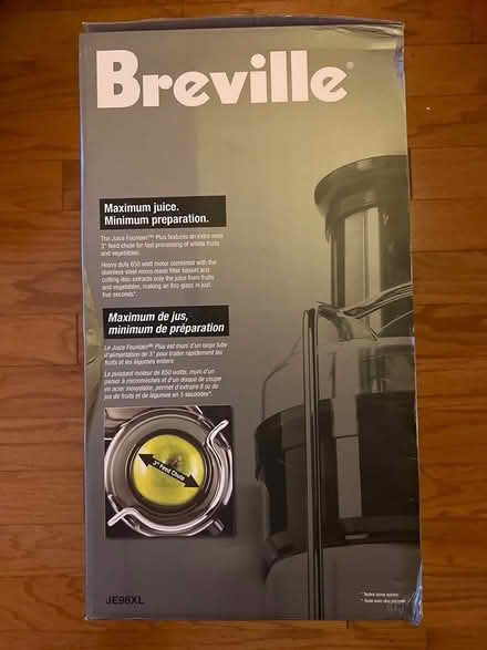 Photo of free Breville Juice Fountain Plus (East Harlem, above 125th St) #4