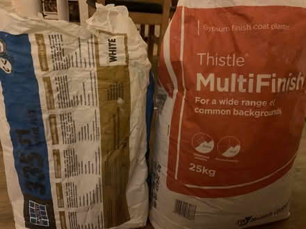 Photo of free 2/3 bag plaster + S1 tile adhesive (Princes Risborough) #1