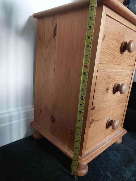 Photo of free Pine bedside cabinet (Hornby LA2) #3