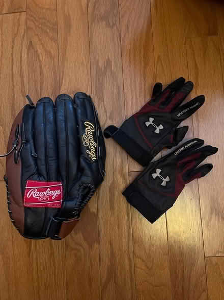 Photo of free Rawlings baseball mitt / UA gloves (East Harlem, above 125th St) #1