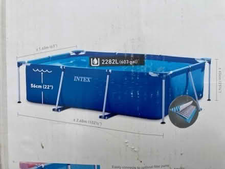 Photo of free Rectangular 2,280 litre pool (Stathe TA7) #3