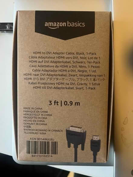 Photo of free HDMI to DVI cable (islington N1) #1