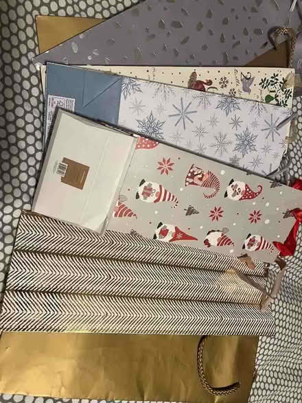 Photo of free Christmas bottle gift bags x 7 (Harborne B17) #1
