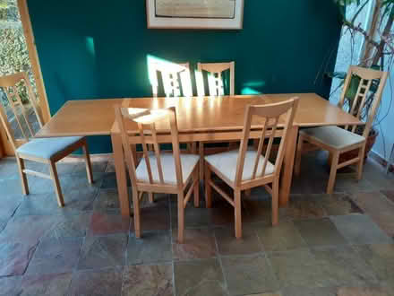 Photo of free dining table and chairs (Kelvindale G12) #2