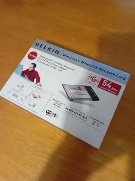 Photo of free Belkin Wireless G Notebook Network Card (Waterloo L22) #1