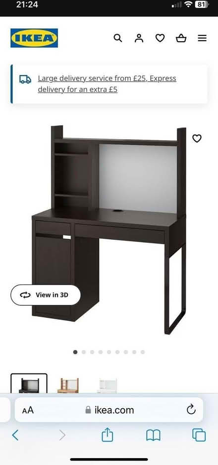 Photo of free Brown Desk and white board (NW7 (NW7 (Mill Hill)) #2