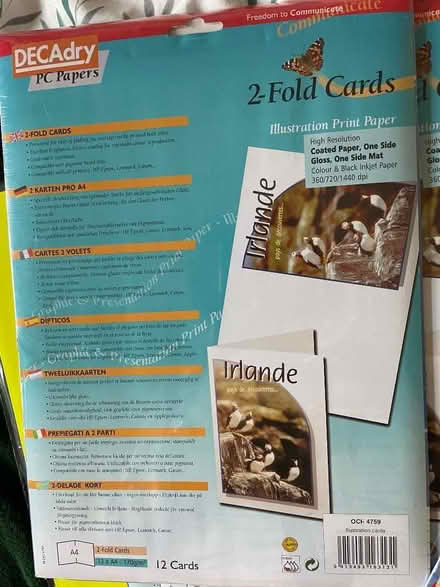 Photo of free Printing Card for making cards (Rishton BB1) #1
