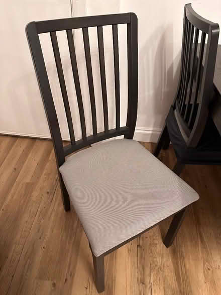 Photo of free Ikea extending dining table and four chairs (Courtlands WD25) #2
