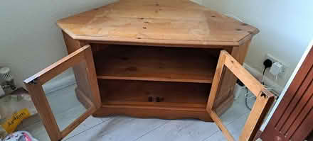 Photo of free Wooden corner cabinet (IP2) #1