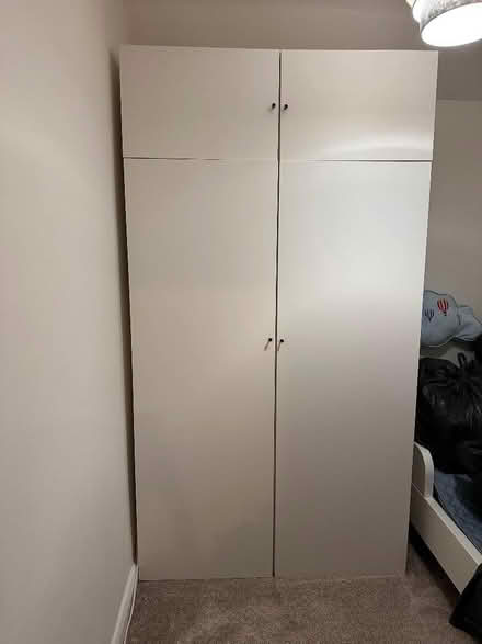 Photo of free Wardrobe Ikea White (Courtlands WD25) #2