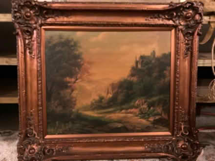 Photo of free Castle Print with Ornate Frame (Stowe) #1