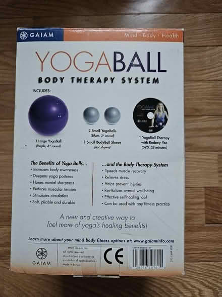 Photo of free Yoga ball body therapy system (Off S. Tyler Road, St Charles) #1