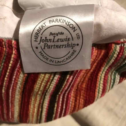 Photo of free Five John Lewis colourful corded cushions, feather filled. (IQ Winnersh RG41) #3