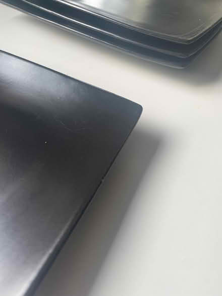 Photo of free Plates (4, black, square, 27x27cm), pickup from N1 8DN (islington N1) #2