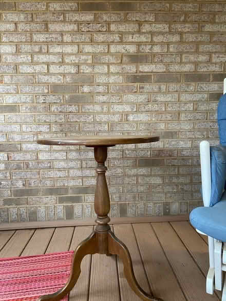 Photo of free Wooden end table (North Decatur) #1