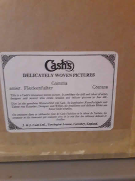 Photo of free Cash's silk embroidery picture (Starbeck HG1) #2