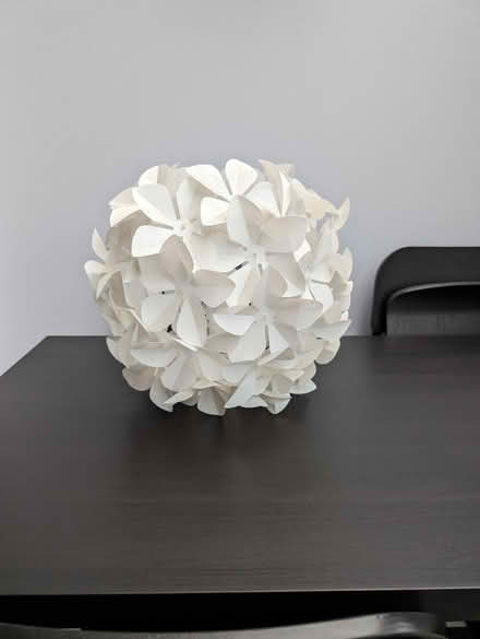 Photo of free NEXT white floral geometric lampshade (Stanway CO3) #1