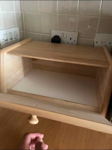 Photo of free Wooden breadbin (Plaistow E13) #2