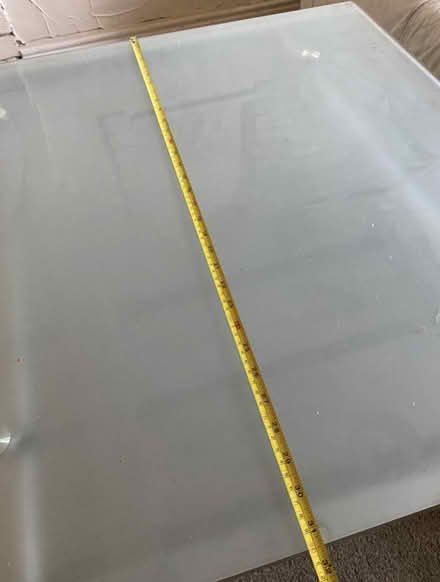 Photo of free Square glass coffee table 80cm (Sittingbourne) #2