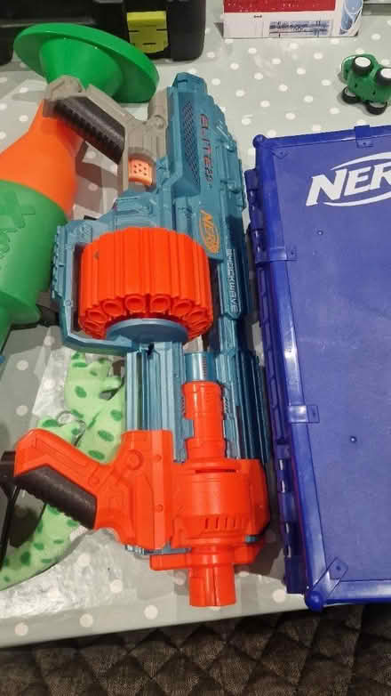 Photo of free Nerf bazooka, gun and bullets (Ingoldisthorpe, PE31) #3