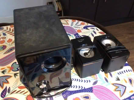 Photo of free Speakers and subwoofer (Heaton chapel (SK4)) #1