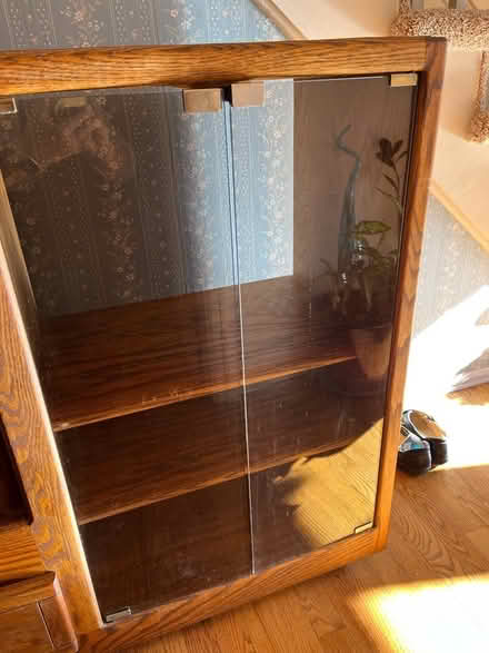 Photo of free Rolling solid wood cabinet (Standley Lake, Arvada) #3