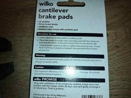 Photo of free Cantilever cycle brake pads (Cheltenham GL52) #1