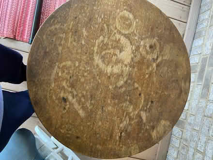 Photo of free Wooden end table (North Decatur) #2