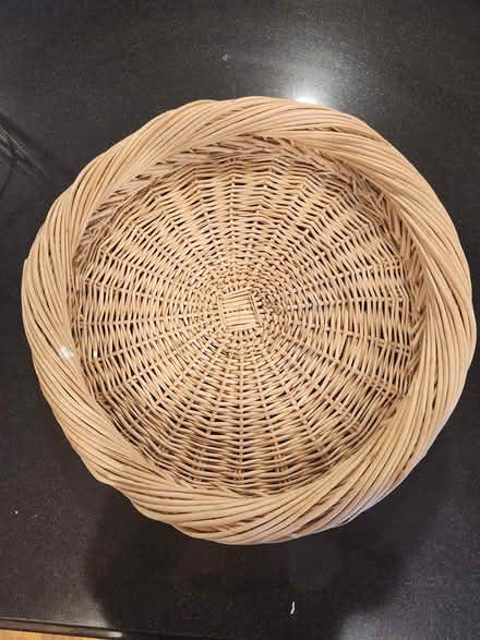 Photo of free flat round basket (West Concord MA) #1