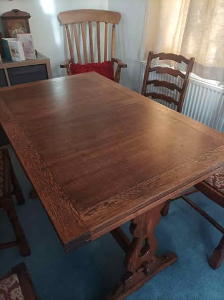 Photo of free Oak dining table (Dawlish EX7) #2