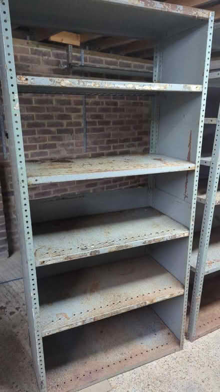 Photo of free 3 sets of bolt together adjustable metal shelves (Blackboys TN22) #1