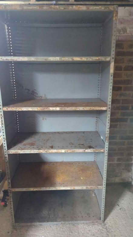 Photo of free 3 sets of bolt together adjustable metal shelves (Blackboys TN22) #2