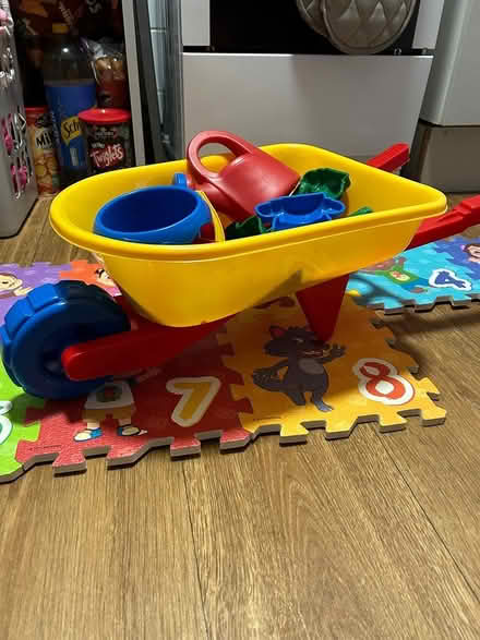 Photo of free Kids wheel barrow with toys (CT14) #3