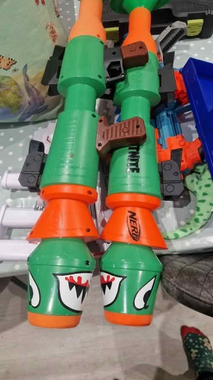 Photo of free Nerf bazooka, gun and bullets (Ingoldisthorpe, PE31) #2