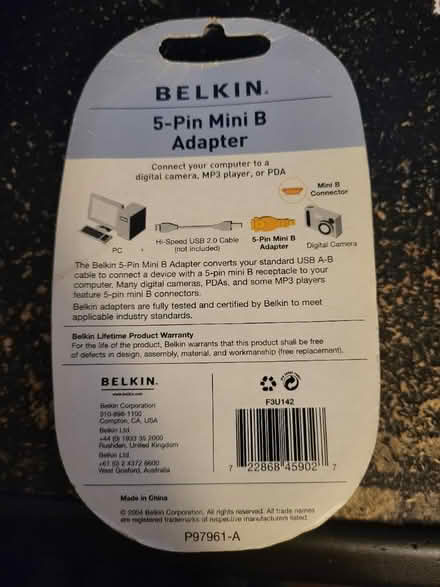 Photo of free 5-Pin Mini B Adapter (Northridge) #2