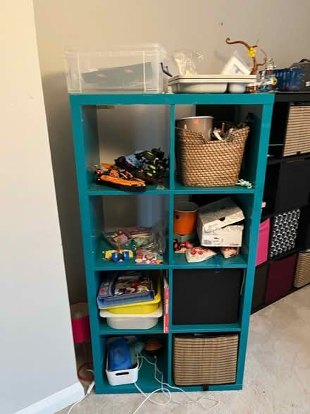 Photo of free IKEA kallax blue/ green (Newbridge, Bath) #2