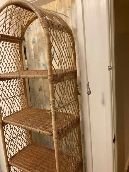 Photo of free Rattan/ wicker shelving unit (Kenilworth) #2