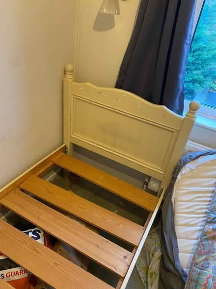 Photo of free Solid Wooden Single Bed (CT4) #2