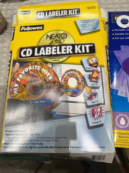 Photo of free Cd labeler kit and labels (Basildon) #1