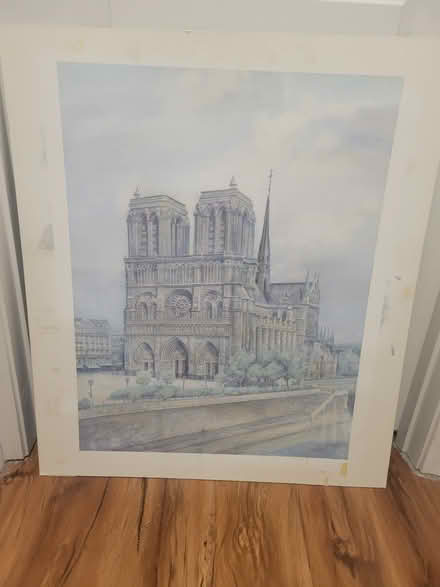 Photo of free Notre Dame Print (McKnight Rd and Manchester Rd) #1