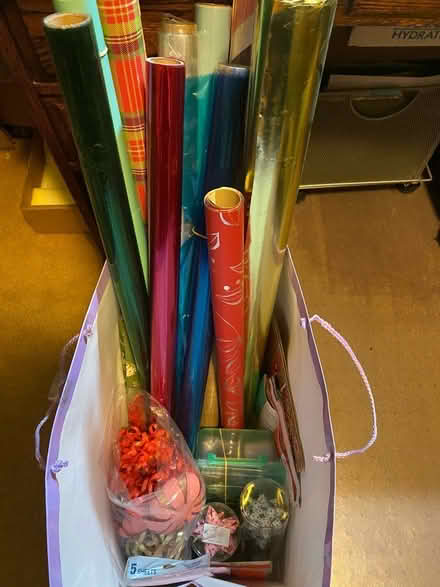 Photo of free Wrapping paper & supplies (Brigadoon neighborhood) #1