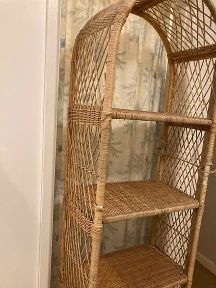 Photo of free Rattan/ wicker shelving unit (Kenilworth) #3
