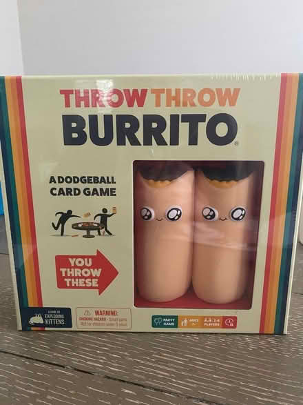 Photo of free Throw throw burrito game (San Mateo, ca) #1
