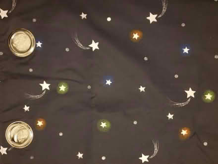 Photo of free 1 pair of Starry curtains and lampshade (Mickleover DE3) #2