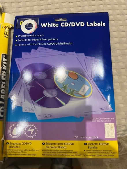 Photo of free Cd labeler kit and labels (Basildon) #2